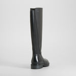 Bota alta piel negra FOSCO