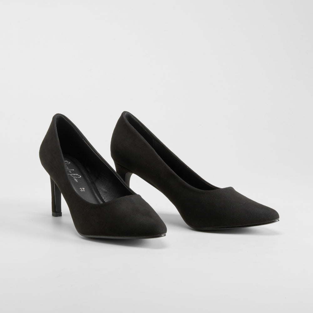 Zapato salón de tacón negro PICCOLA PIU