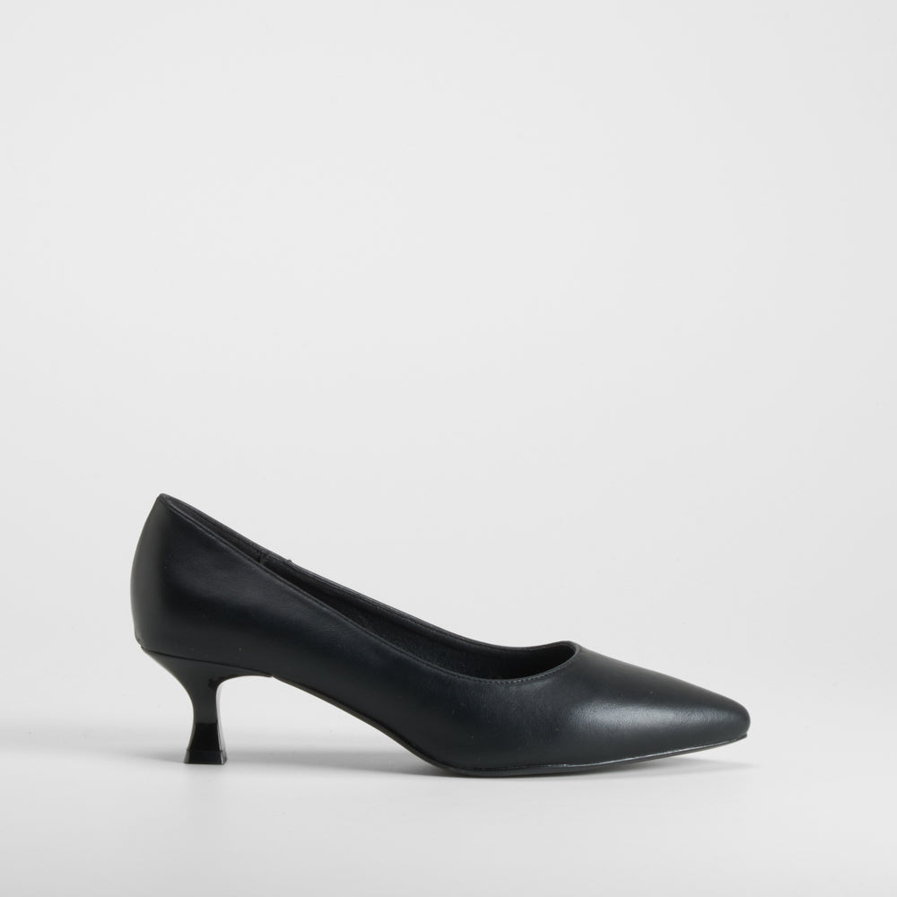 Zapato tacón chupete negro PICCOLA PIU