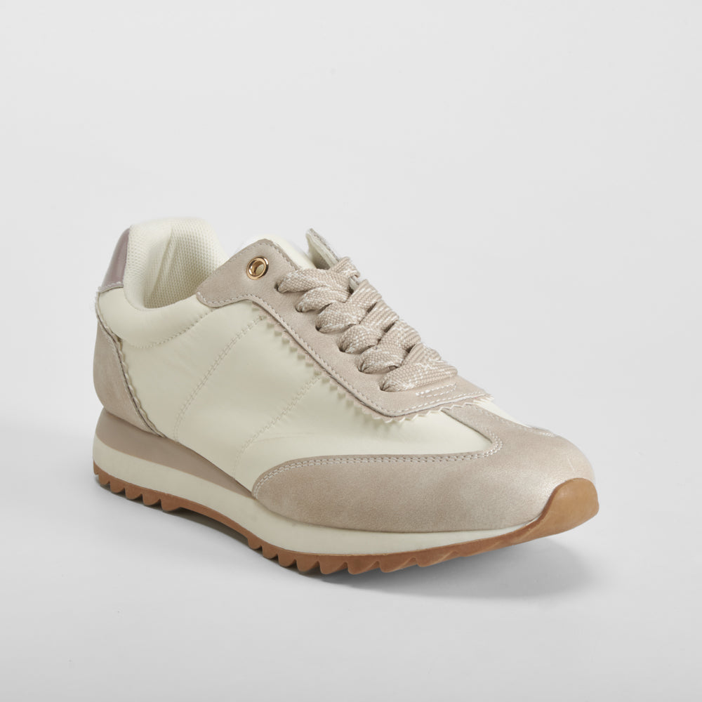 Deportiva casual nylon beige PICCOLA PIU