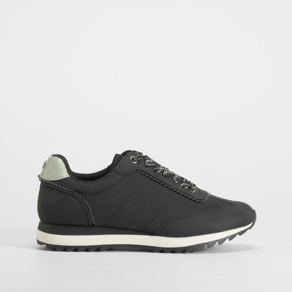 Deportiva casual nylon negra PICCOLA PIU