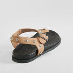 Sandalia bio tachuelas beige PICCOLA PIU