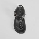 Sandalia bio tachuelas negra PICCOLA PIU