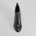 Botín tacón elástico negro PICCOLA PIU