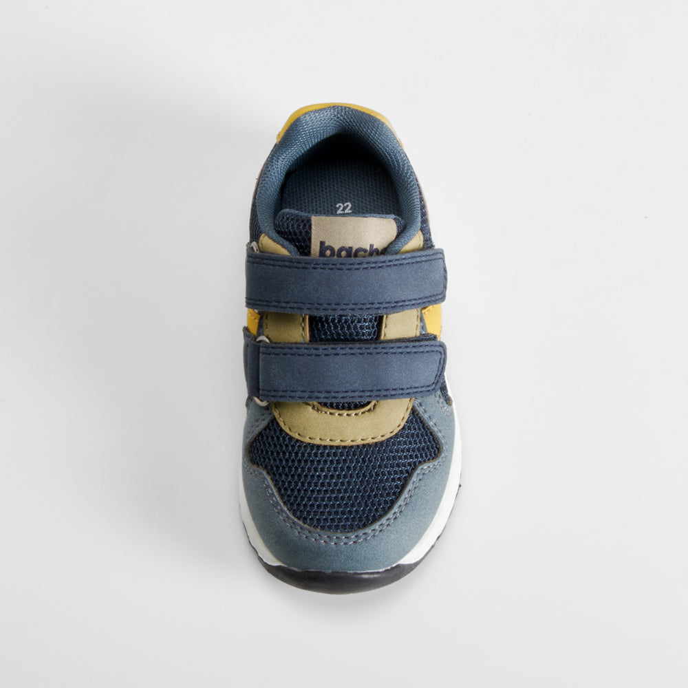 Deportiva retrorunning bebé azul BACHE