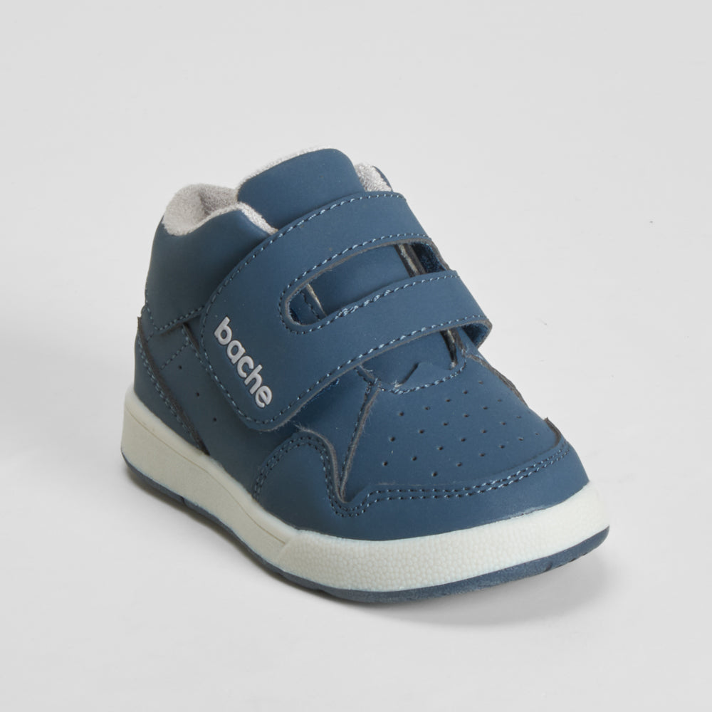 Deportiva alta velcro bebé azul marino BACHE