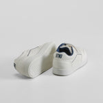 Deportiva con velcro bebé blanca y azul UTWO