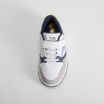 Deportiva basket low blanca y azul SEVEN FIVE