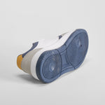 Deportiva basket low blanca y azul SEVEN FIVE