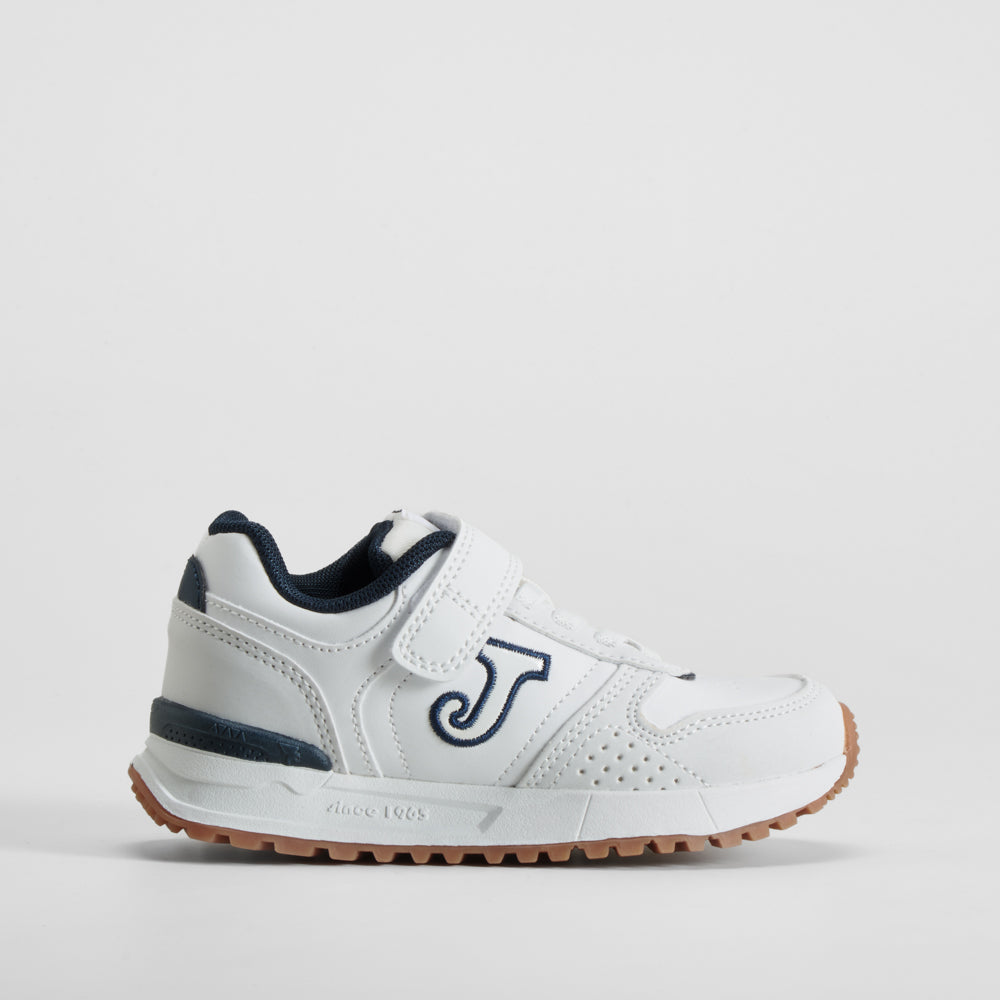 Deportiva Tornado blanca y azul marino JOMA