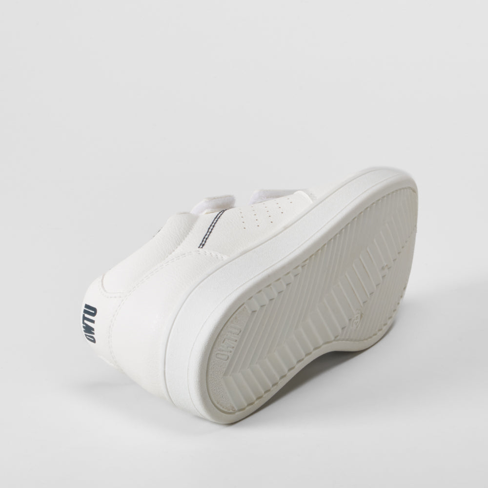 Deportiva velcro blanca UTWO
