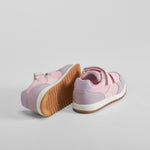 Deportiva velcro bebé lila y rosa BACHE