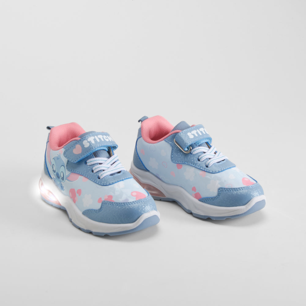 Deportiva de luces azul STITCH