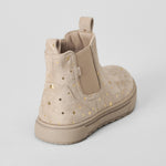 Botín plano elástico estrellas beige OH GIRL
