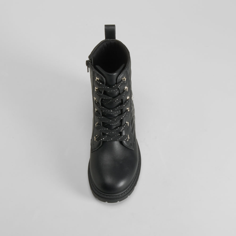 Bota estrella infantil negra OH GIRL