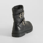 Bota hebillas negra infantil OH GIRL