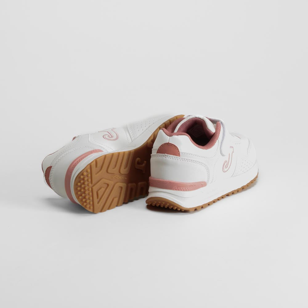 Deportiva Tornado blanca y rosa JOMA