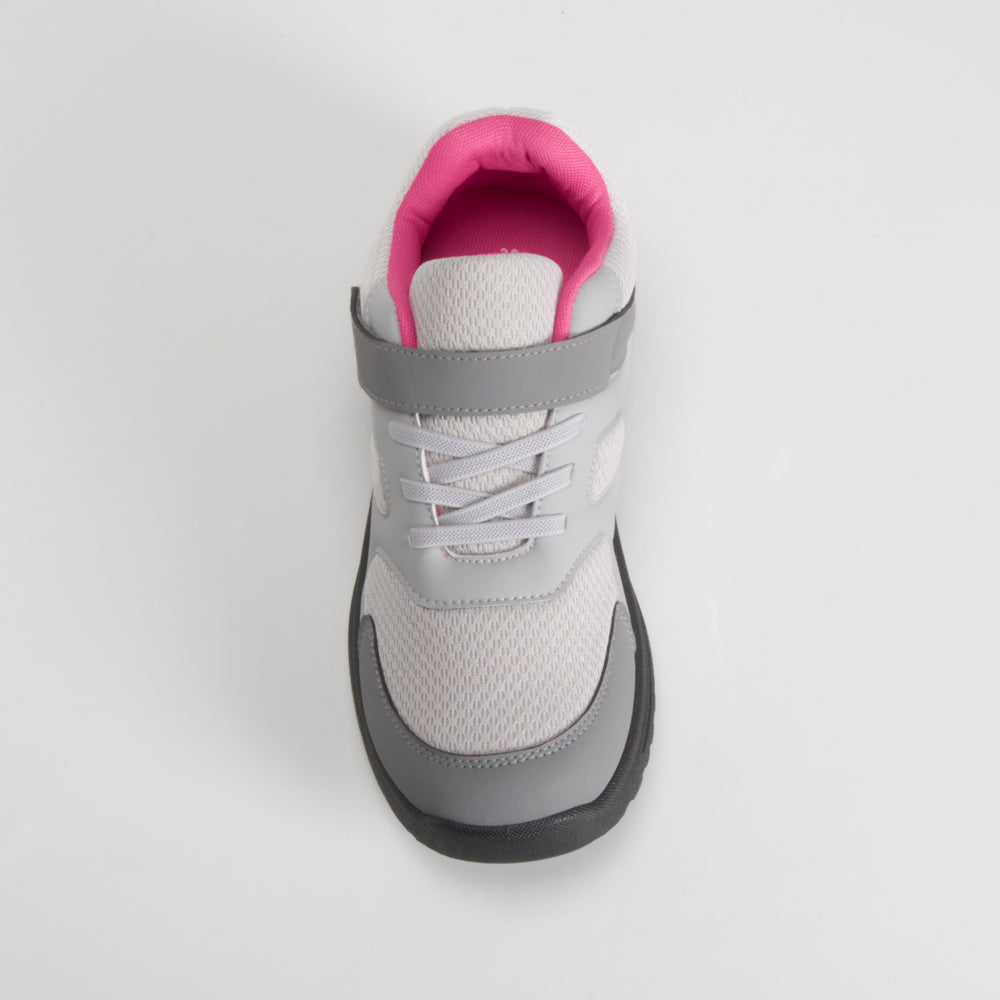 Deportiva trekking juvenil gris y rosa UTWO