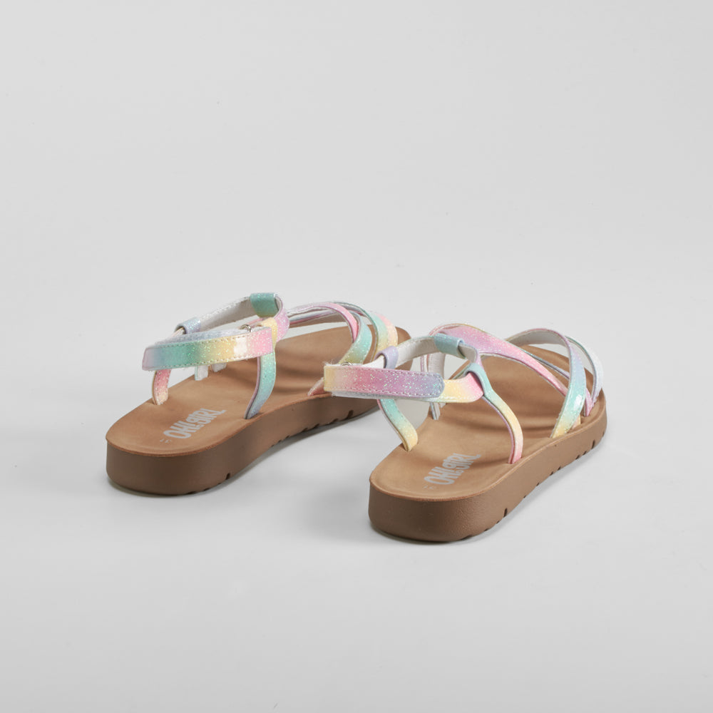 Sandalia de tiras multicolor OH GIRL