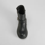Bota hebillas negra juvenil OH GIRL