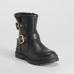 Bota hebillas negra juvenil OH GIRL