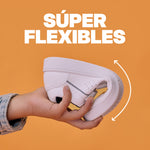 Deportiva con velcro blanca y rosa UTWO