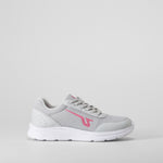 Deportiva walking gris y fucsia UTWO