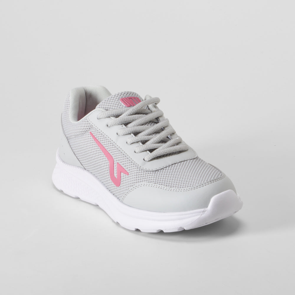Deportiva walking gris y fucsia UTWO