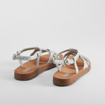 Sandalia de tiras glitter plata OH GIRL
