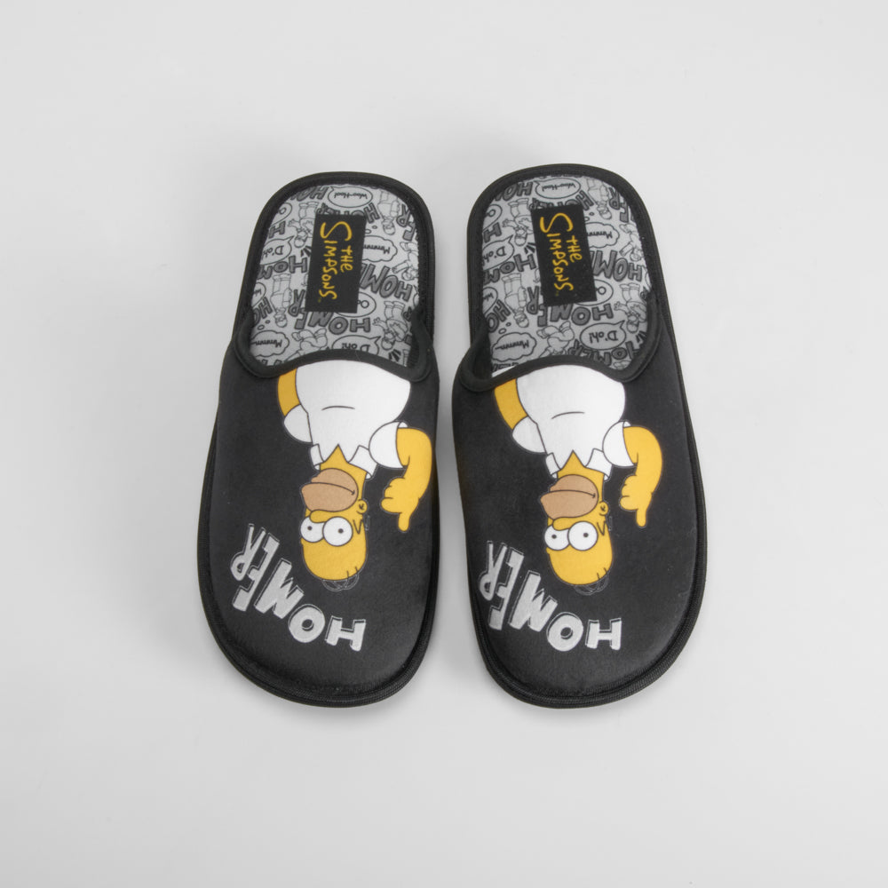Zapatilla casa negra SIMPSONS