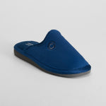 Zapatilla casa terciopelo azul COMFEET