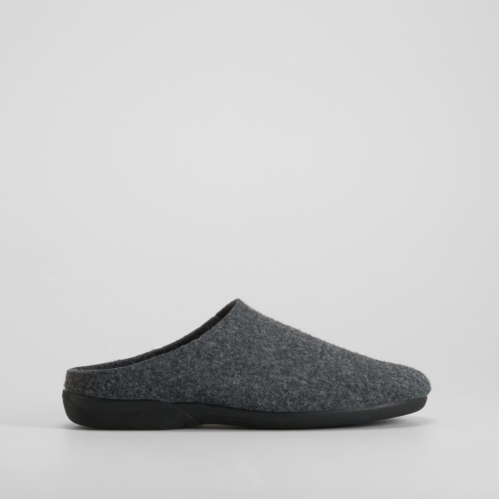 Zapatilla de casa fieltro gris OLYNE