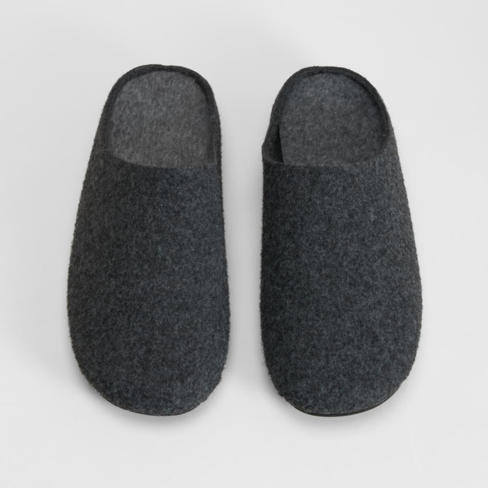 Zapatilla de casa fieltro gris OLYNE