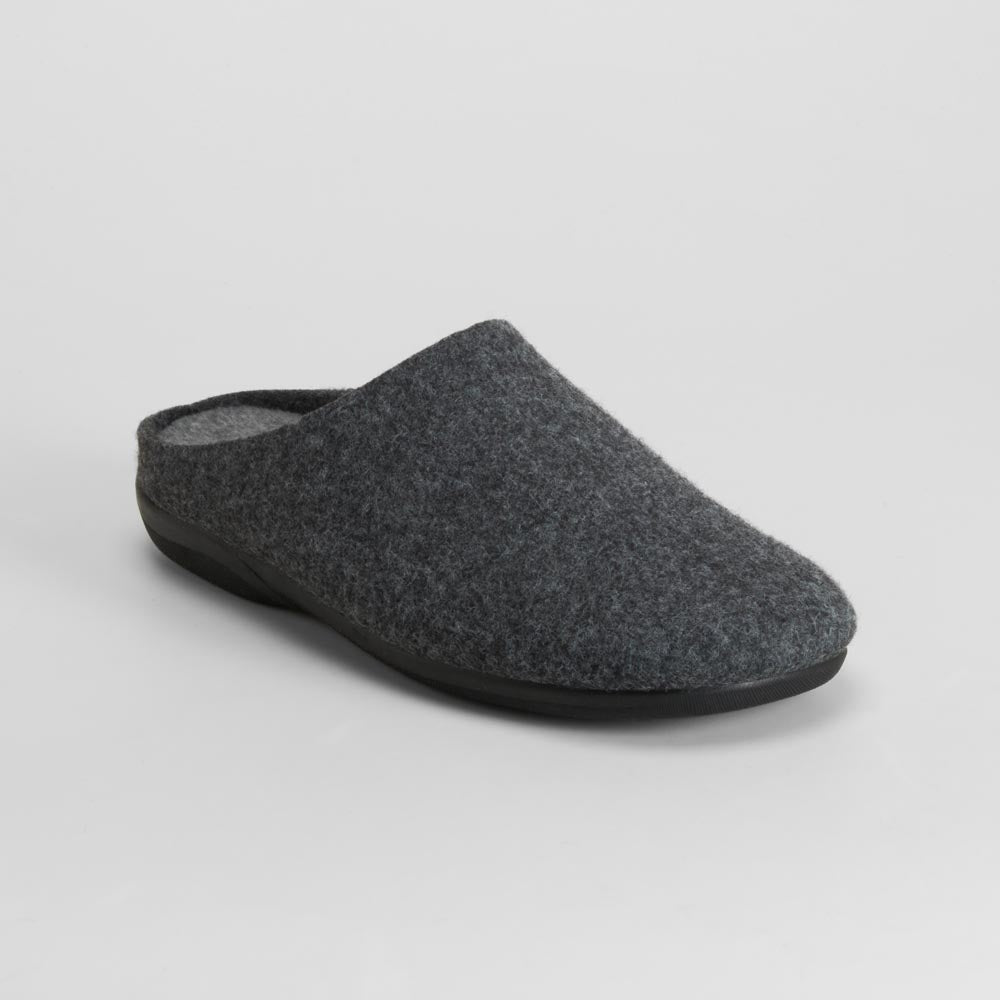Zapatilla de casa fieltro gris OLYNE