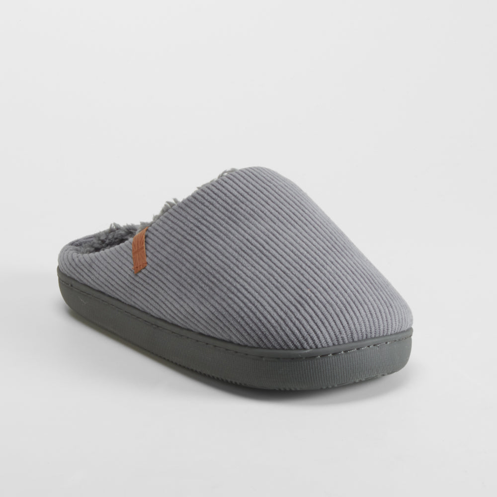 Zapatilla casa pana gris OLYNE