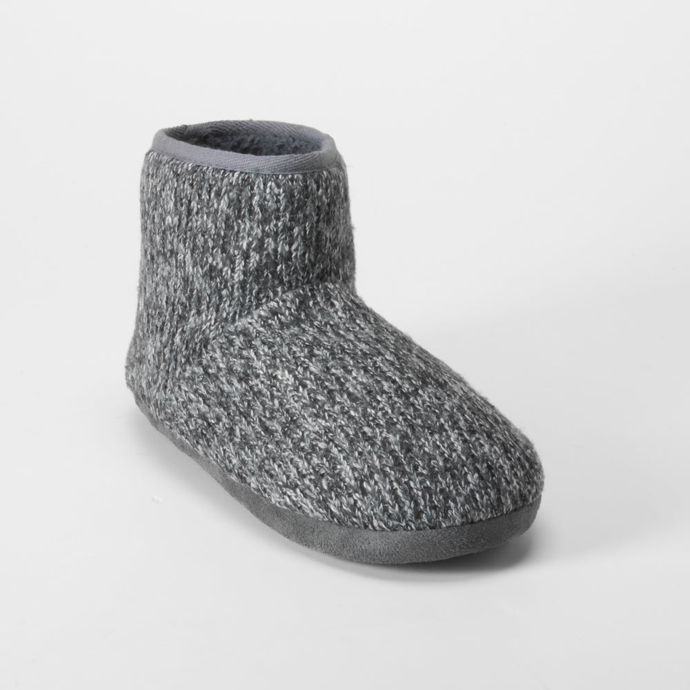 Zapatilla casa bota punto gris OLYNE