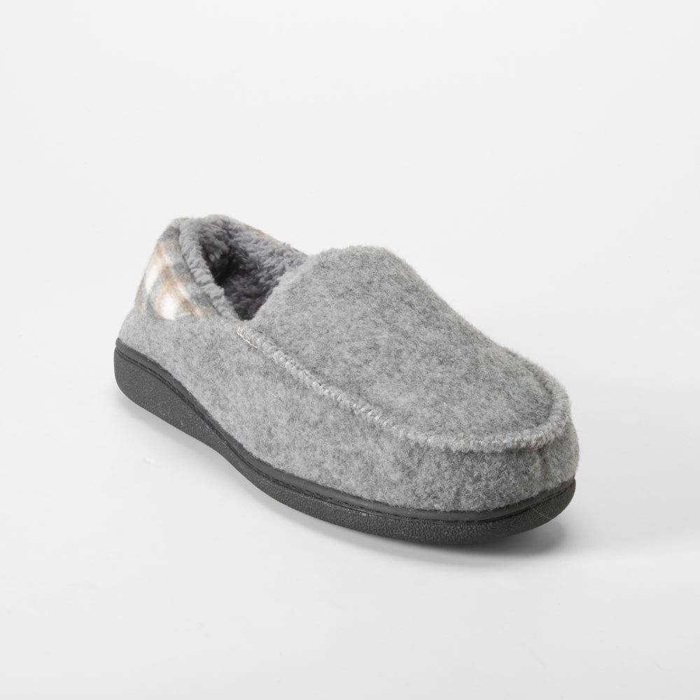 Zapatilla casa cerrada forro cálido gris OLYNE