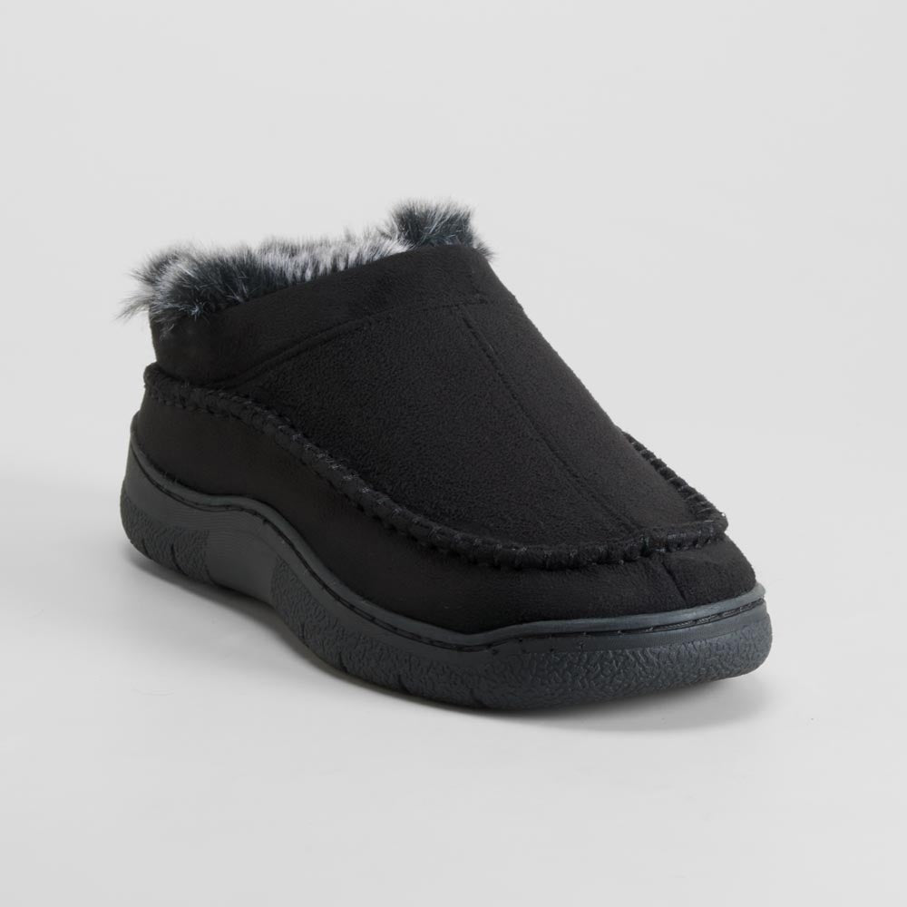 Zapatilla casa cerrada cálida negra OLYNE