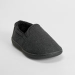 Zapatilla casa cerrada cuadros negra OLYNE