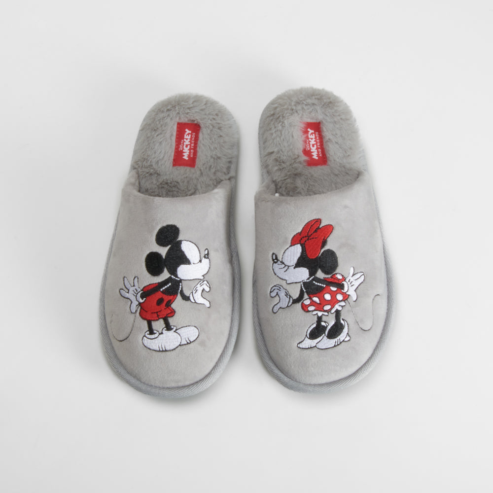 Zapatilla casa gris MINNIE