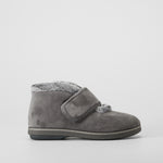 Zapatilla bota velcro gris COMFEET