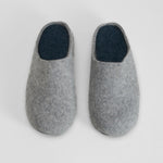 Zapatilla casa fieltro gris OLYNE