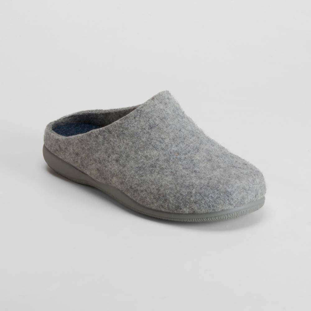 Zapatilla casa fieltro gris OLYNE