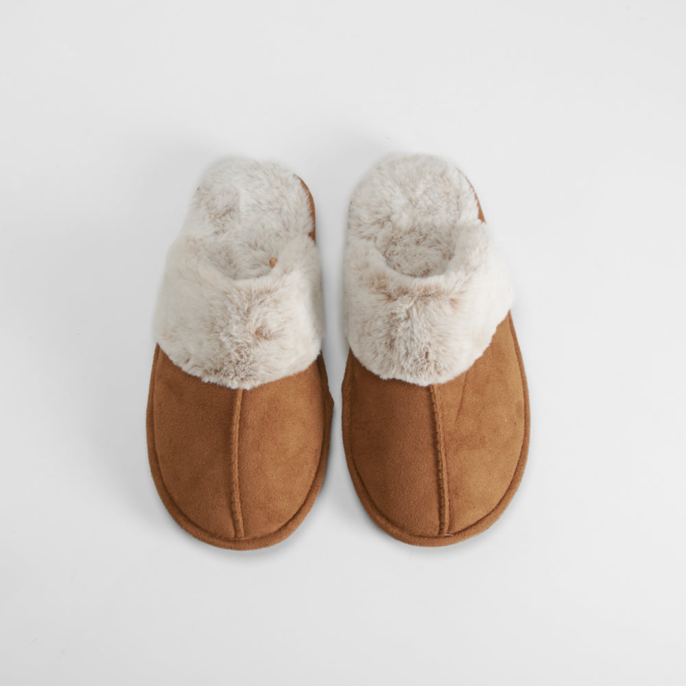 Zapatilla casa pelo cuero OLYNE