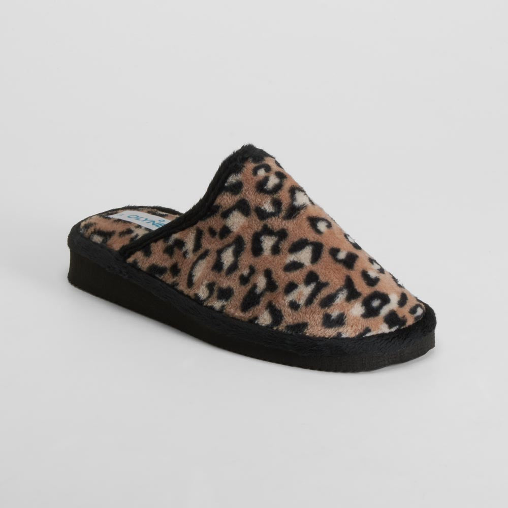 Zapatilla de casa multicolor animal print OLYNE