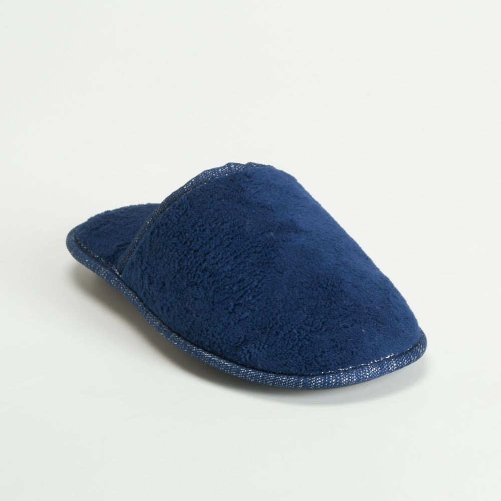 Zapatilla casa toalla azul OLYNE