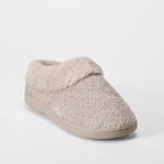 Zapatilla casa cerrada de pelo beige OLYNE