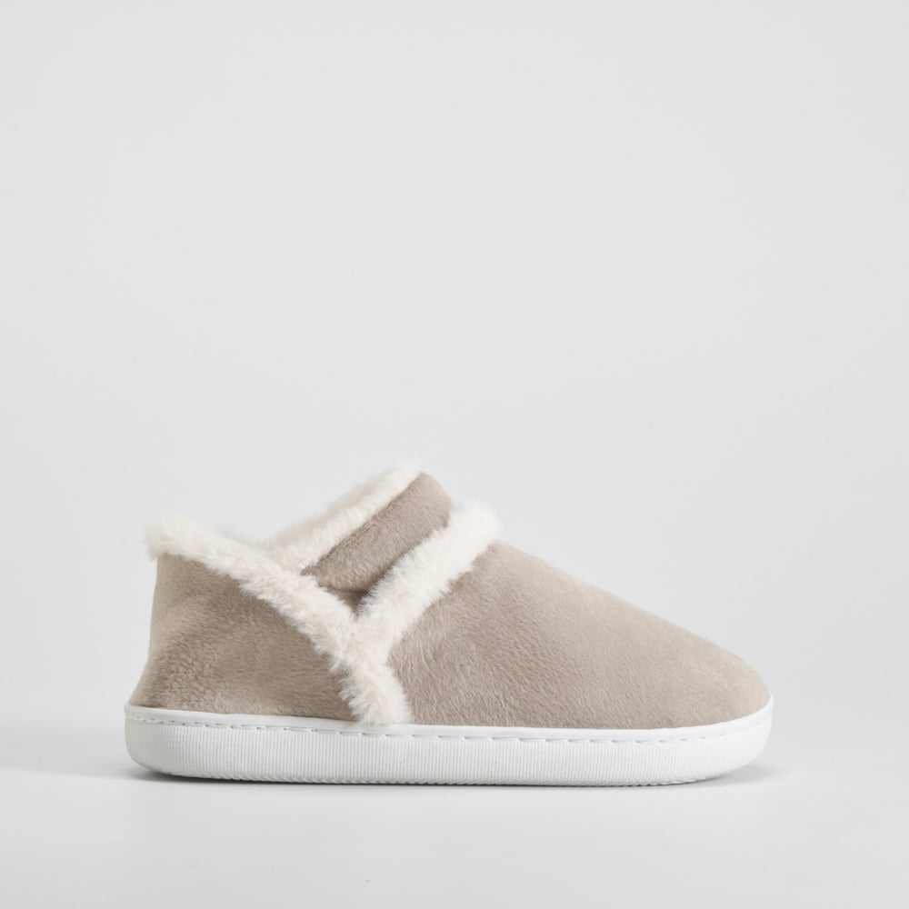 Zapatilla bota taupe OLYNE