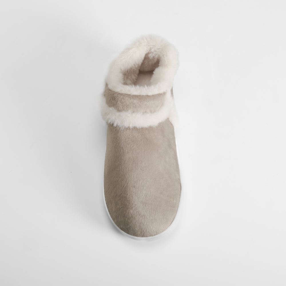 Zapatilla bota taupe OLYNE