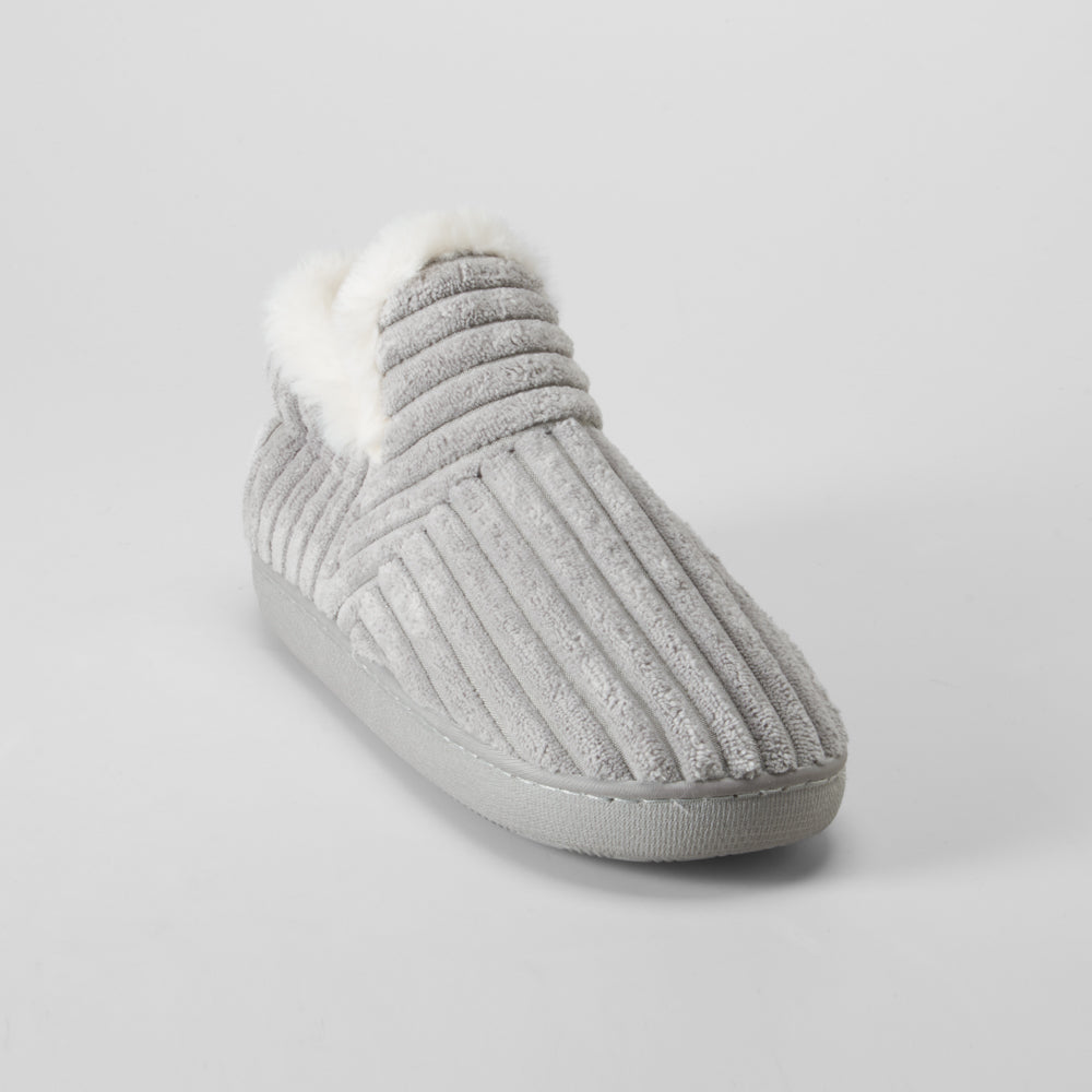 Zapatilla botín pana gris OLYNE